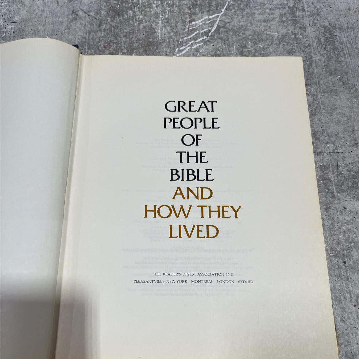 great people of the bible and how they lived book, by unknown, 1974 Hardcover image 2