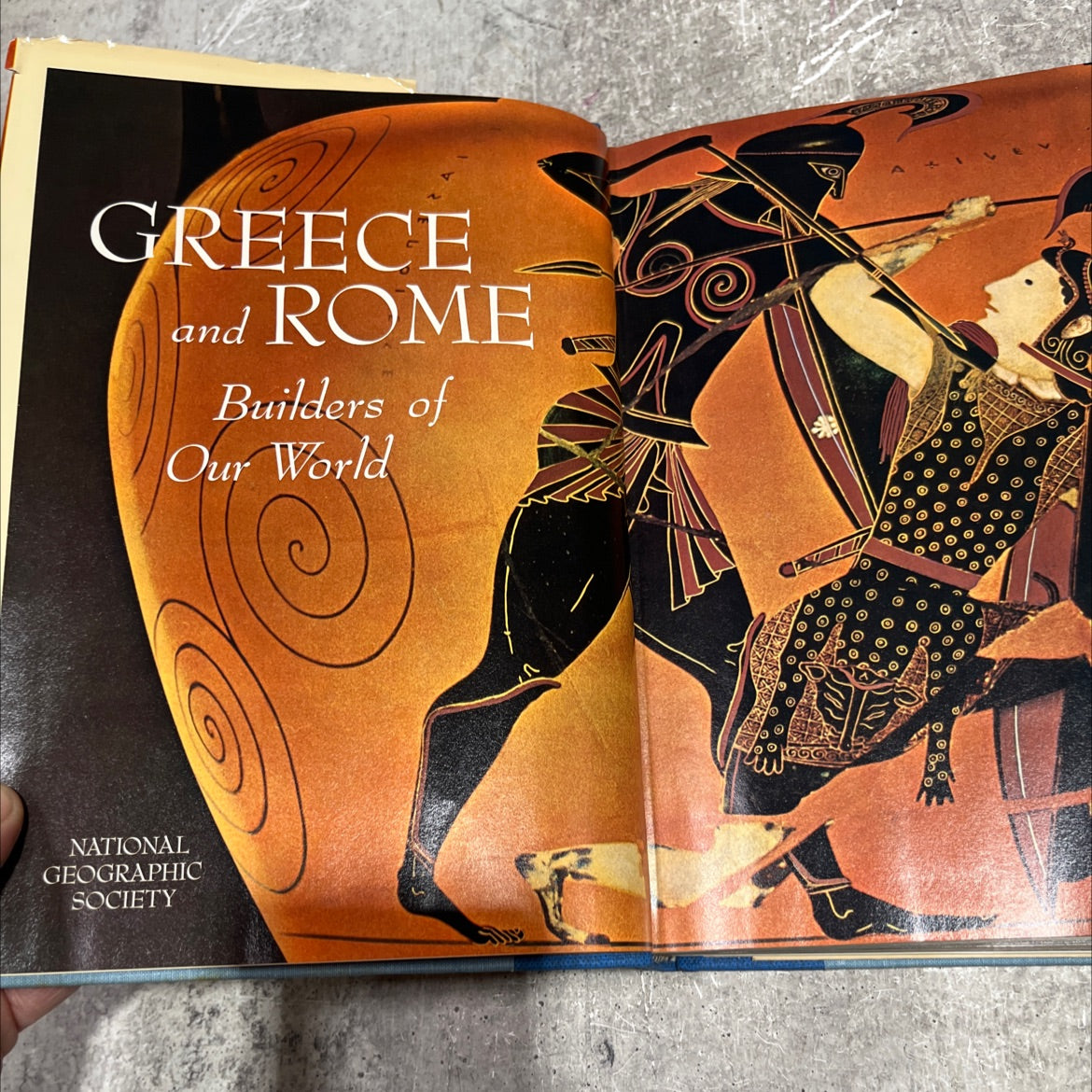 greece and rome builders of our world book, by emily vermeule, ernl bradford, leonard cottrell, tom allen, john putman, image 2