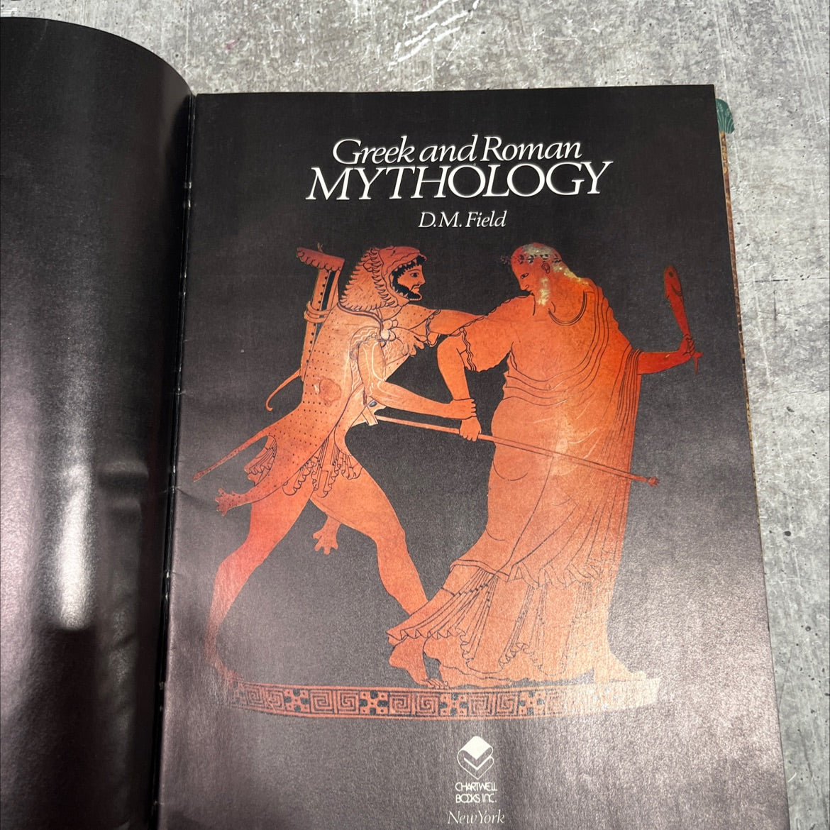 greek and roman mythology book, by D.M. Field, 1977 Hardcover image 2