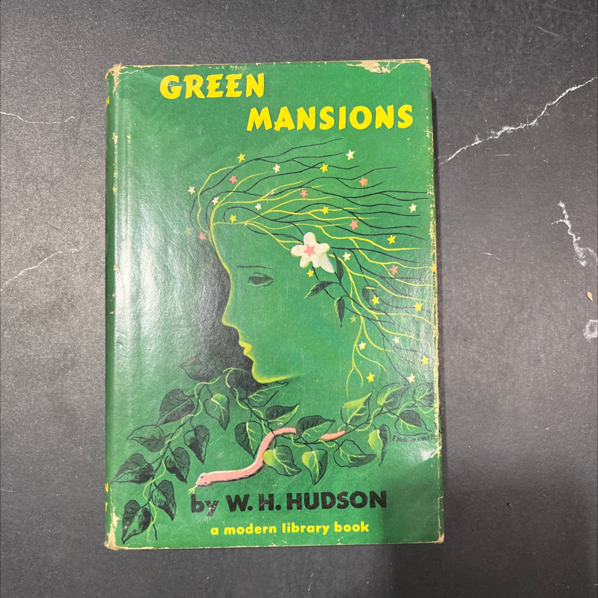green mansions a romance of the tropical forest book, by w. h. hudson, 1944 Hardcover image 1