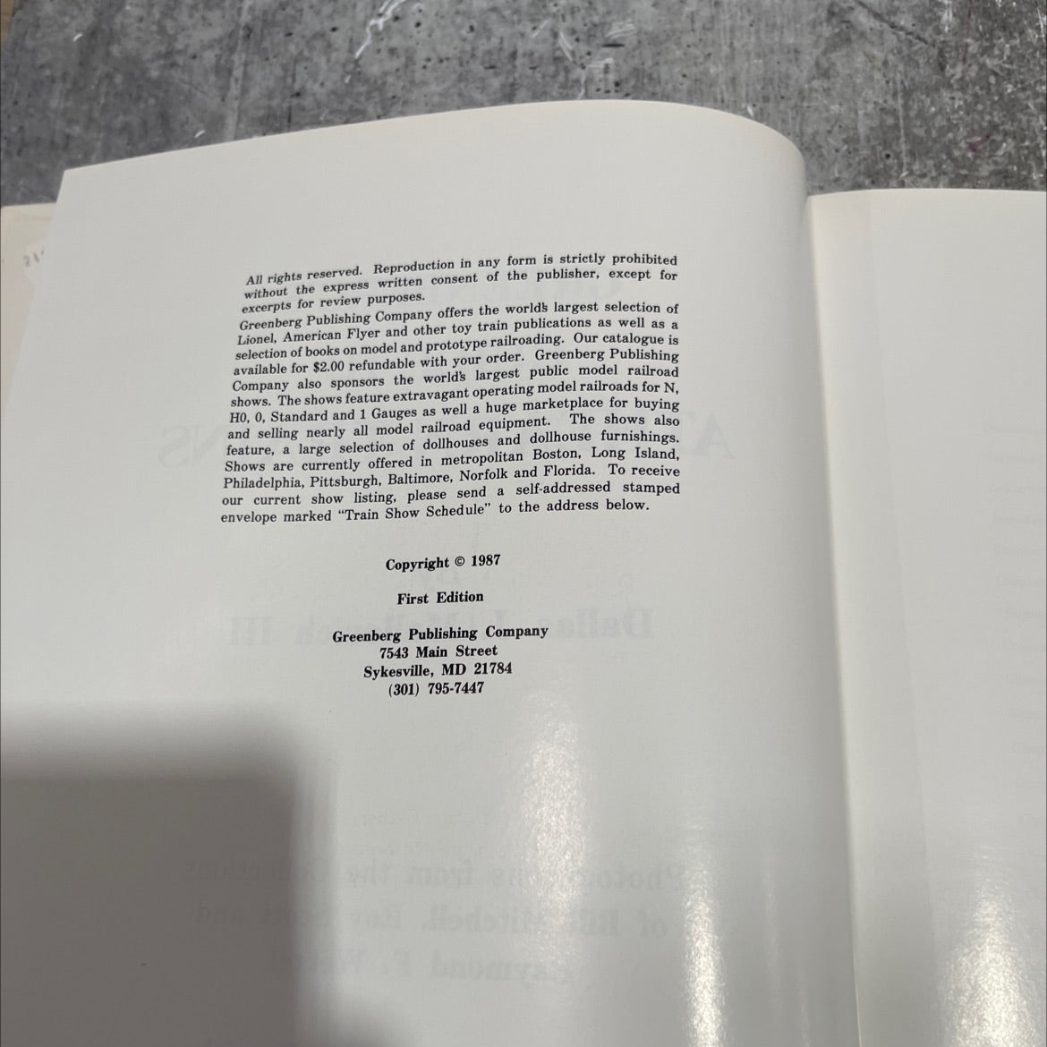 greenberg's guide to athearn trains book, by dallas j. mallerich iii, 1987 Hardcover image 3