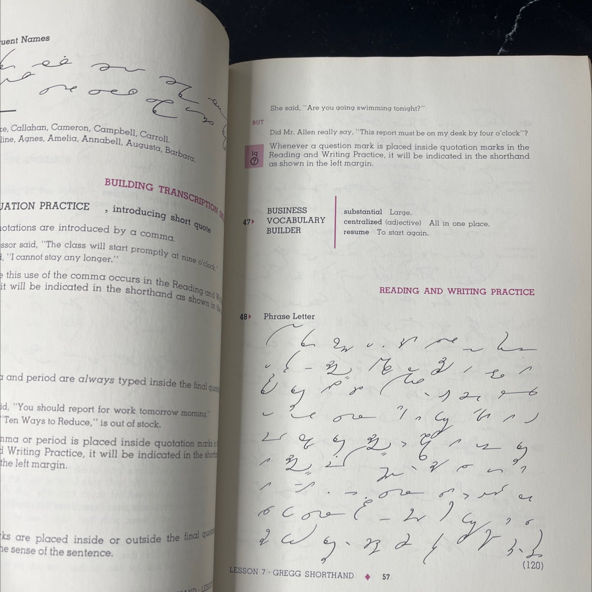 gregg shorthand for colleges, diamond jubilee series volume two book, by louis a. les, charles e. zoud, russell j. image 4