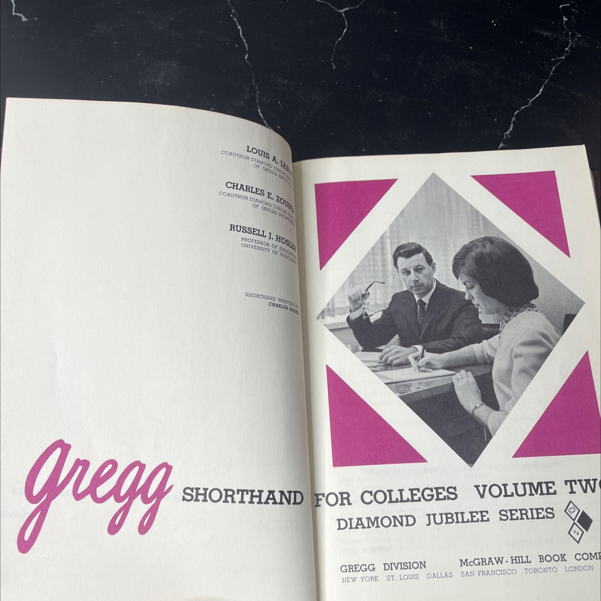 gregg shorthand for colleges, diamond jubilee series volume two book, by louis a. les, charles e. zoud, russell j. image 2