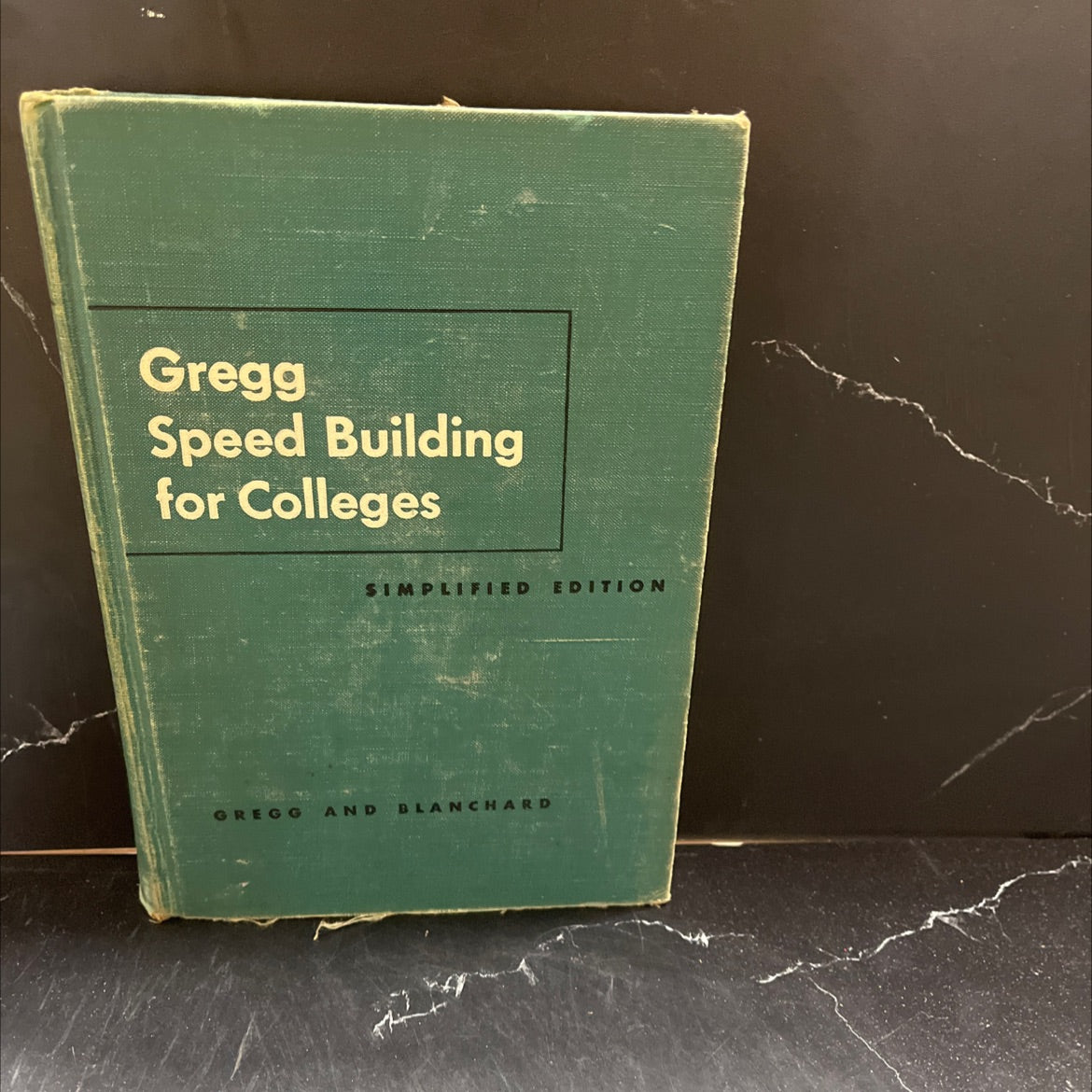 gregg speed building for colleges simplified edition book, by john robert gregg, clyde insley blanchard, 1951 Hardcover image 1