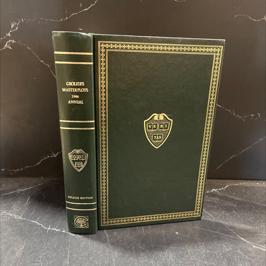 grolier's masterplots 1986 annual book, by unknown, 1986 Hardcover image 1
