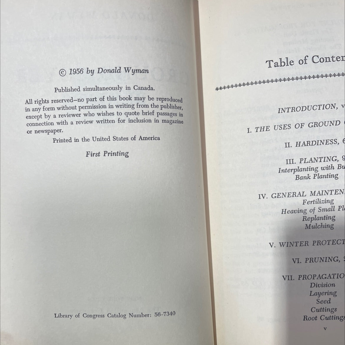 ground cover plants book, by Donald Wyman, 1956 Hardcover image 3