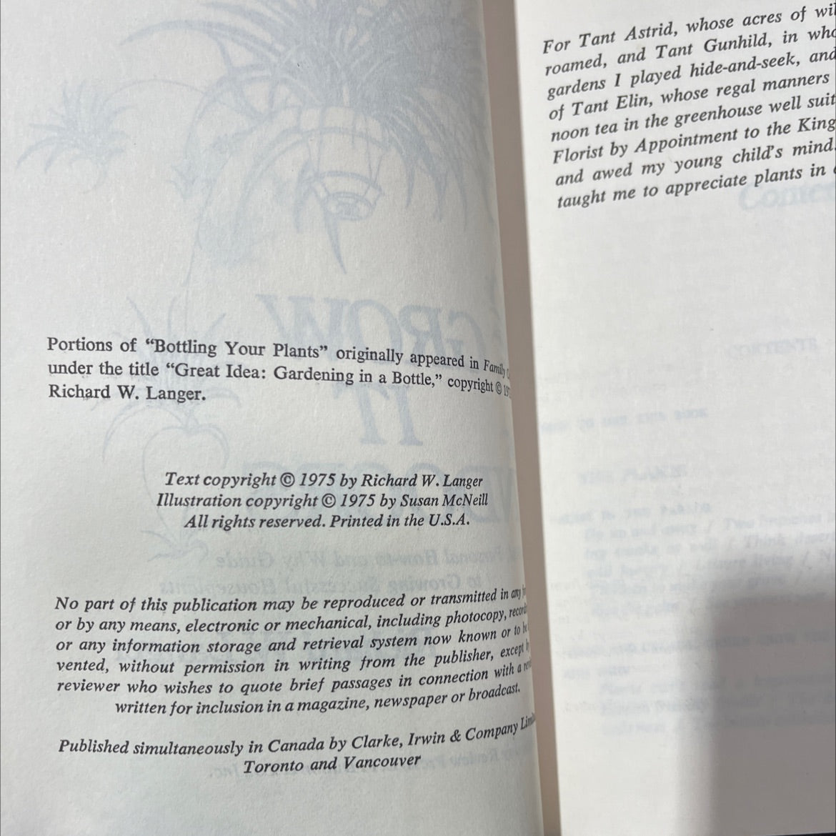 grow it indoors a practical personal how-to and why guide to growing successful houseplants book, by Richard W. Langer, image 3