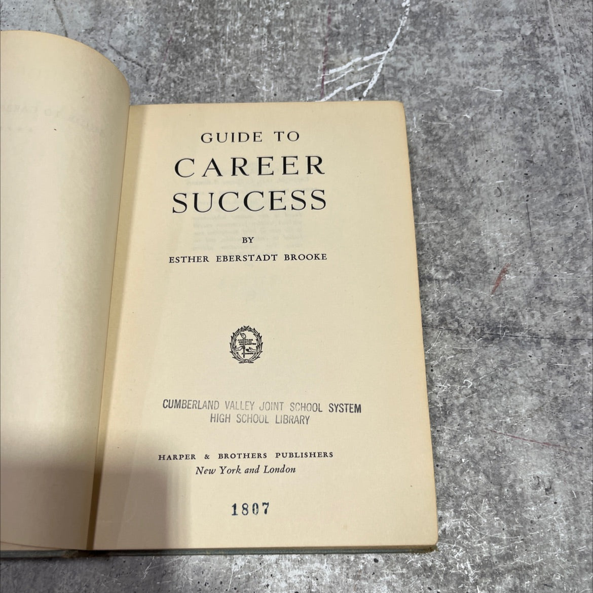 guide to career success book, by esther eberstadt, 1947 Hardcover image 2