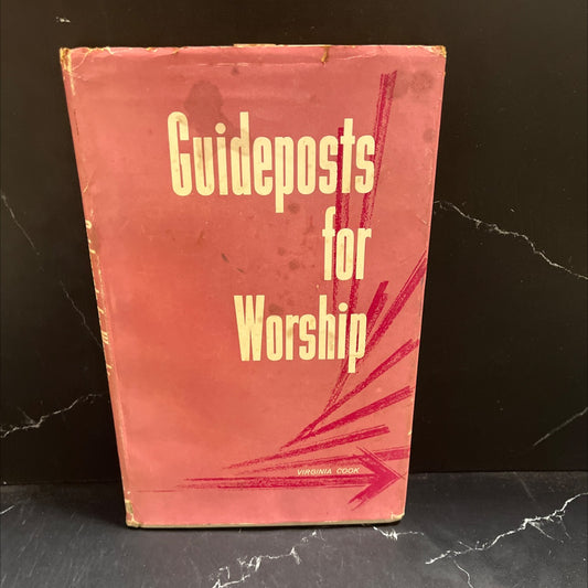 guideposts for worship book, by virginia d. cook, 1964 Hardcover image 1