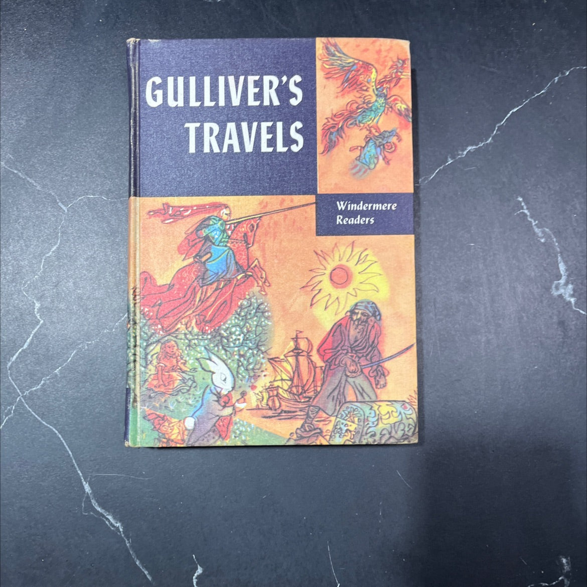 gulliver's travels book, by jonathan swift, 1954 Hardcover image 1