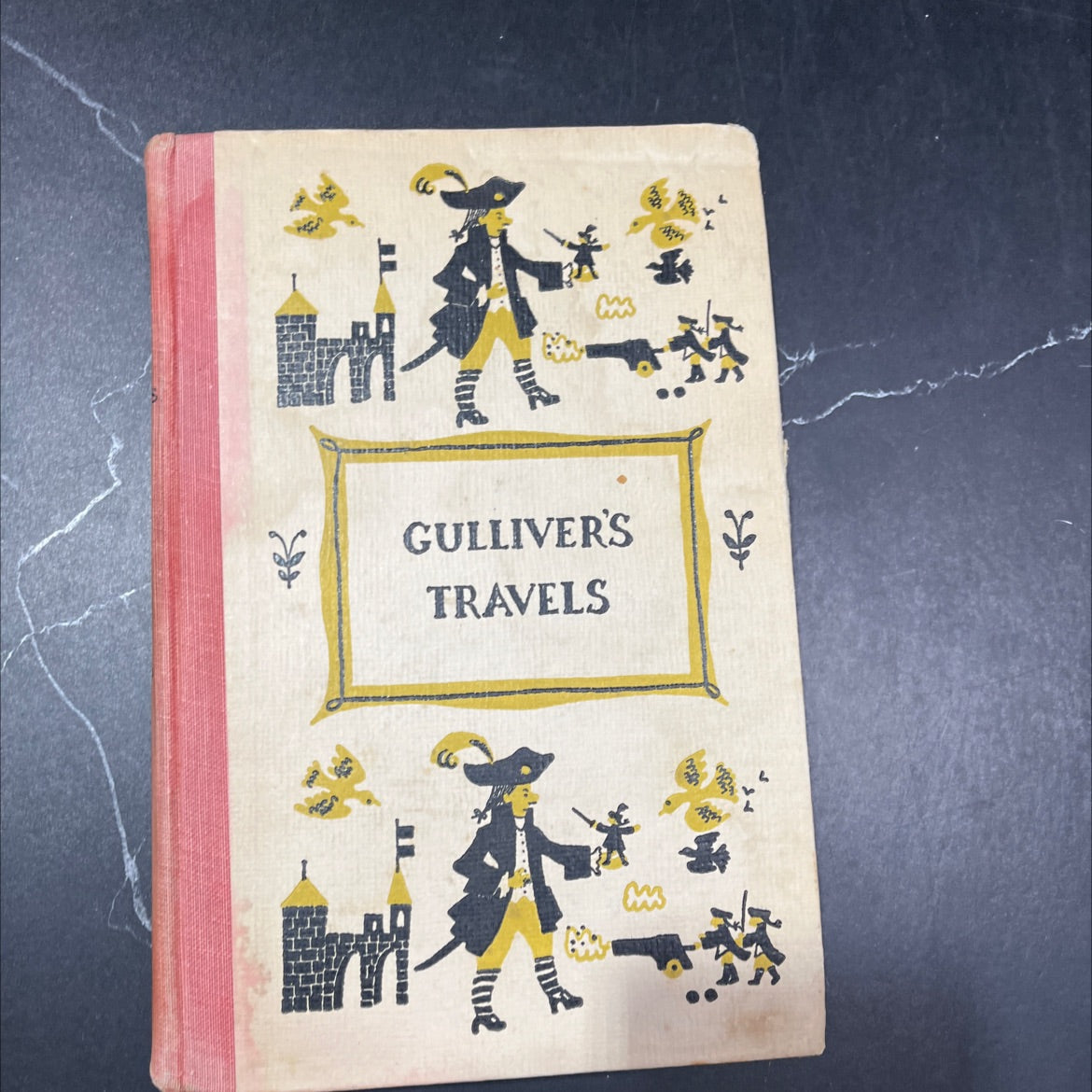 gulliver's travels book, by jonathan swift, 1954 Hardcover image 1