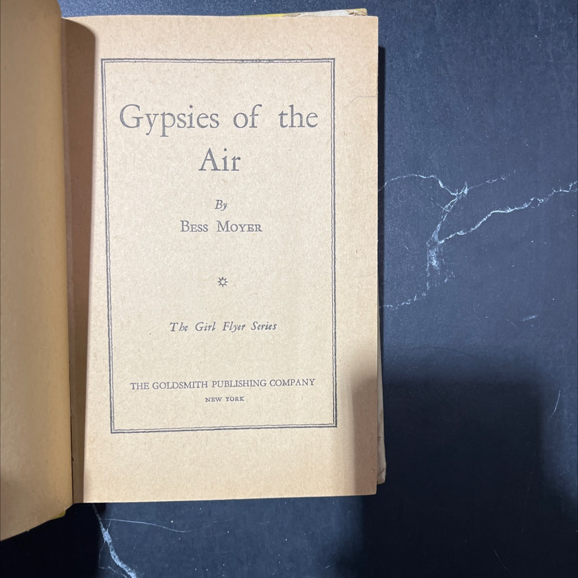 gypsies of the air book, by bess moyer, 1932 Hardcover image 2