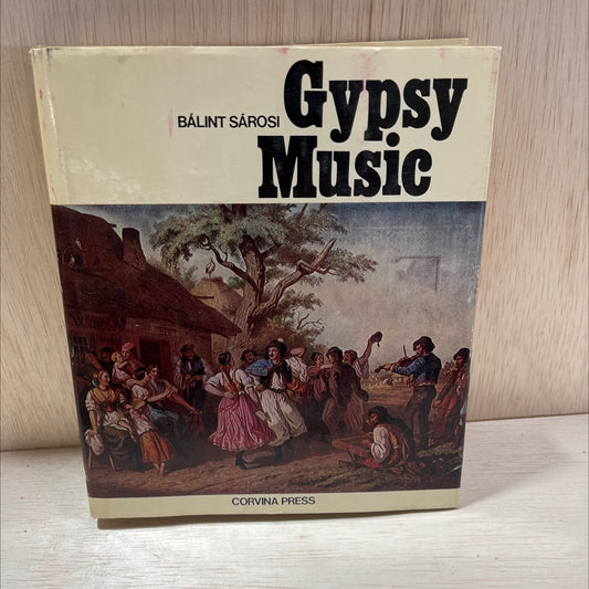 gypsy music book, by Bálint Sárosi, 1978 Hardcover, Vintage image 1