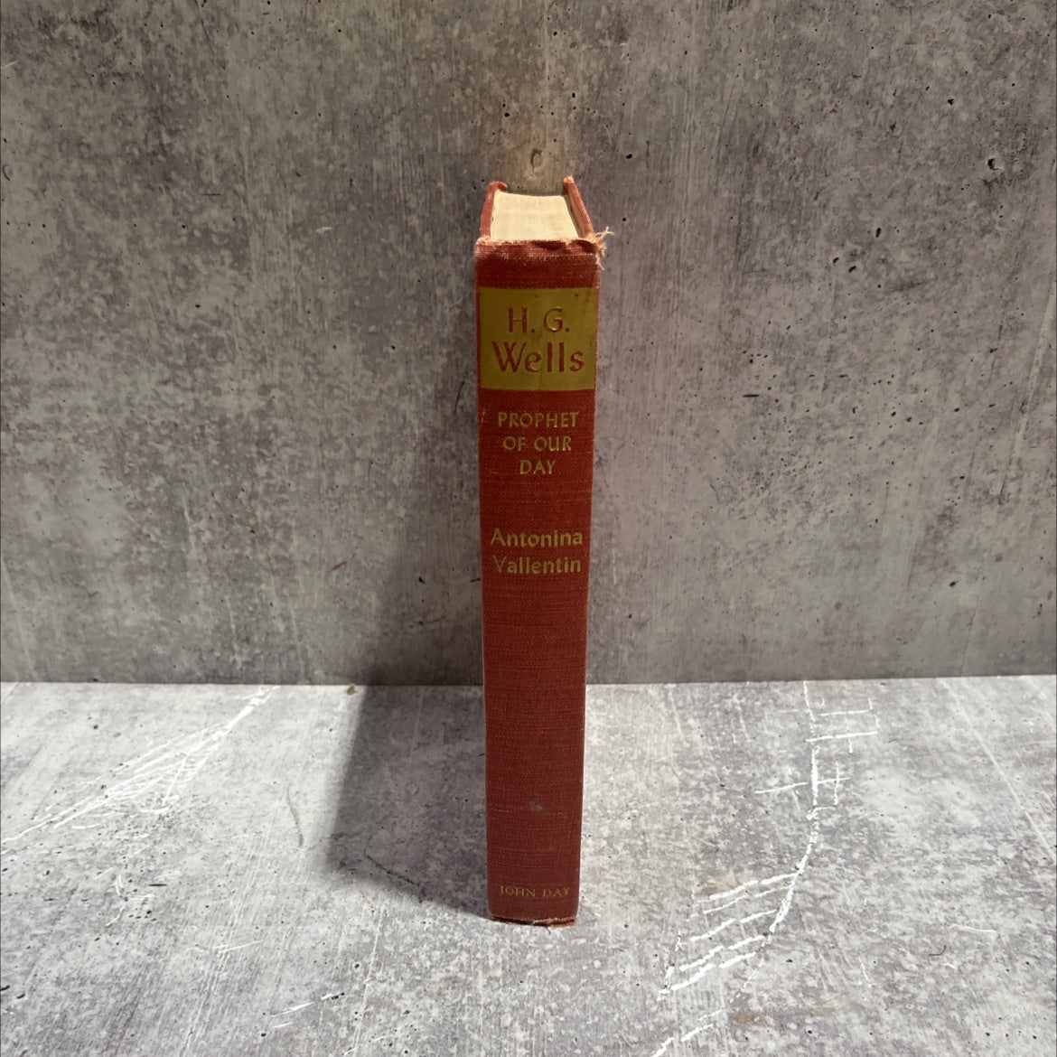 h. g. wells prophet of our day book, by antonina vallentin, 1950 Hardcover image 4