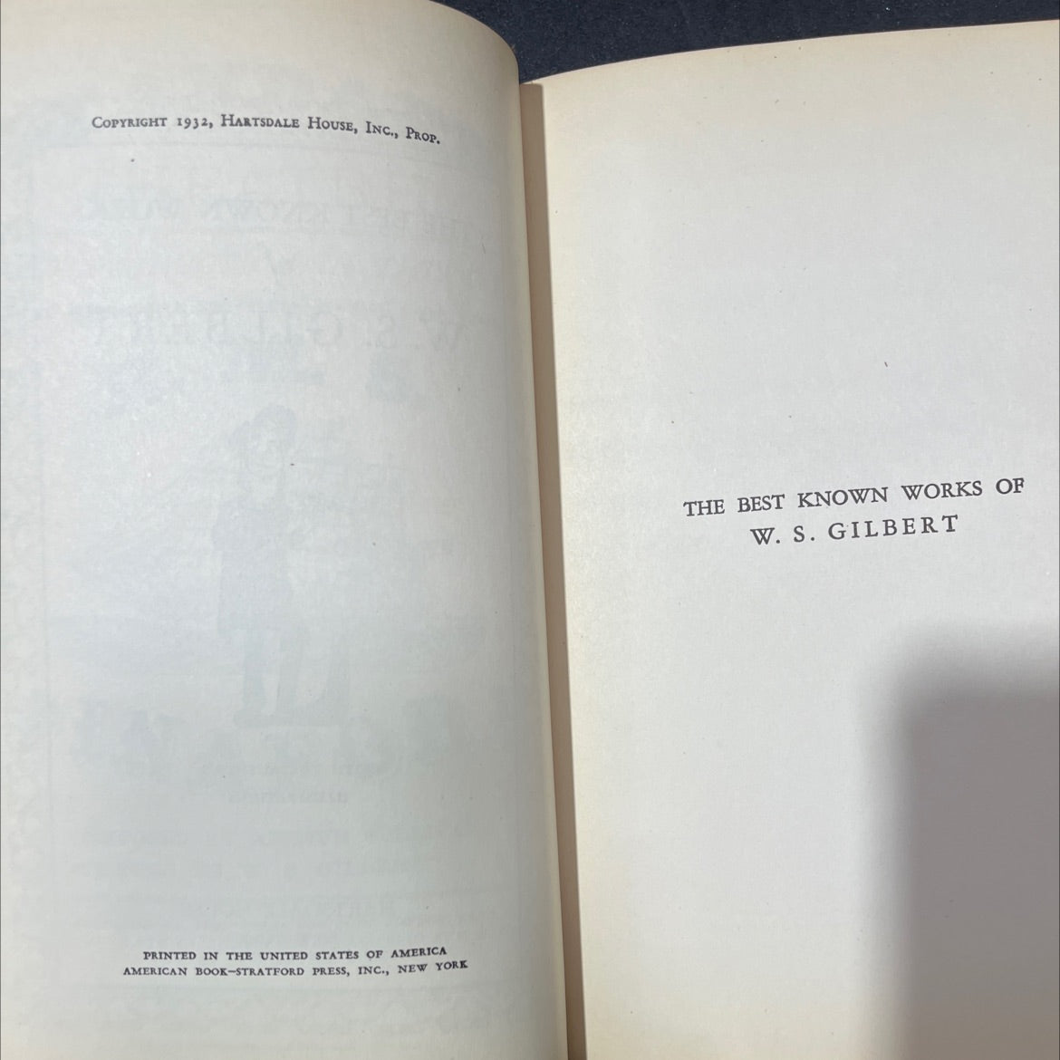 h. m. s. pinafore book, by w. s. gilbert, 1932 Hardcover image 3