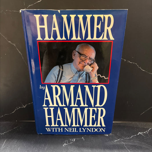hammer book, by armand hammer, 1987 Hardcover image 1