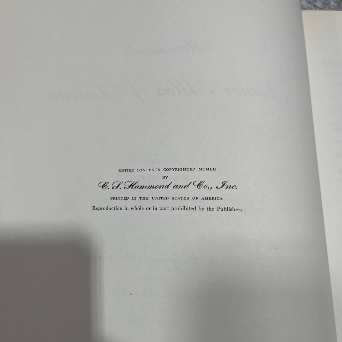 hammond's nature atlas of america book, by e. l. jordan, ph.d., 1952 Hardcover image 3