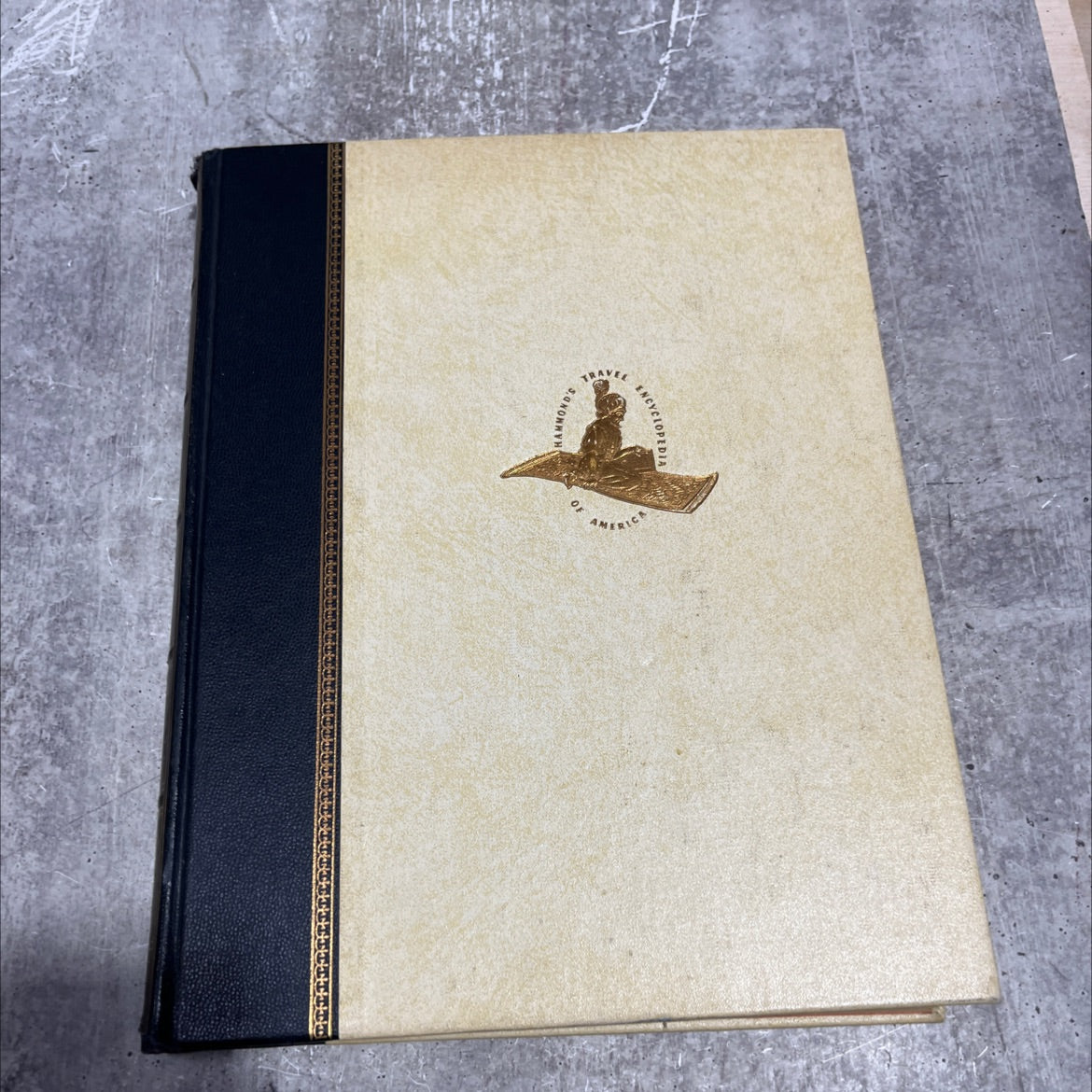 hammond's pictorial travel atlas of scenic america book, by e. l. jordan, ph.d., 1955 Hardcover image 1