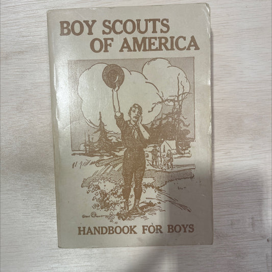 handbook for boys book, by N.J. Ank, 1990 Paperback image 1