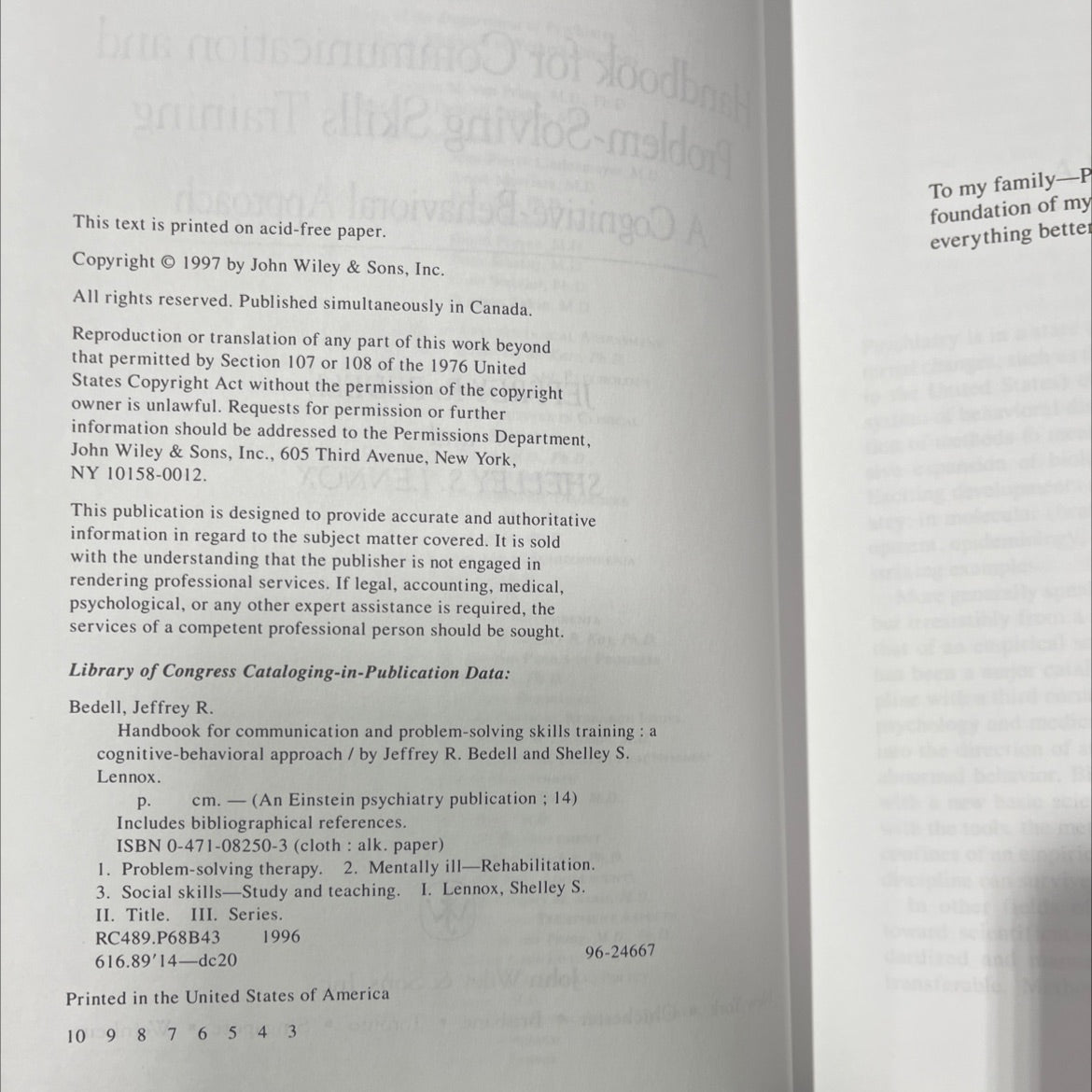 handbook for communication and problem-solving skills training a cognitive-behavioral approach book, by jeffrey r. image 3
