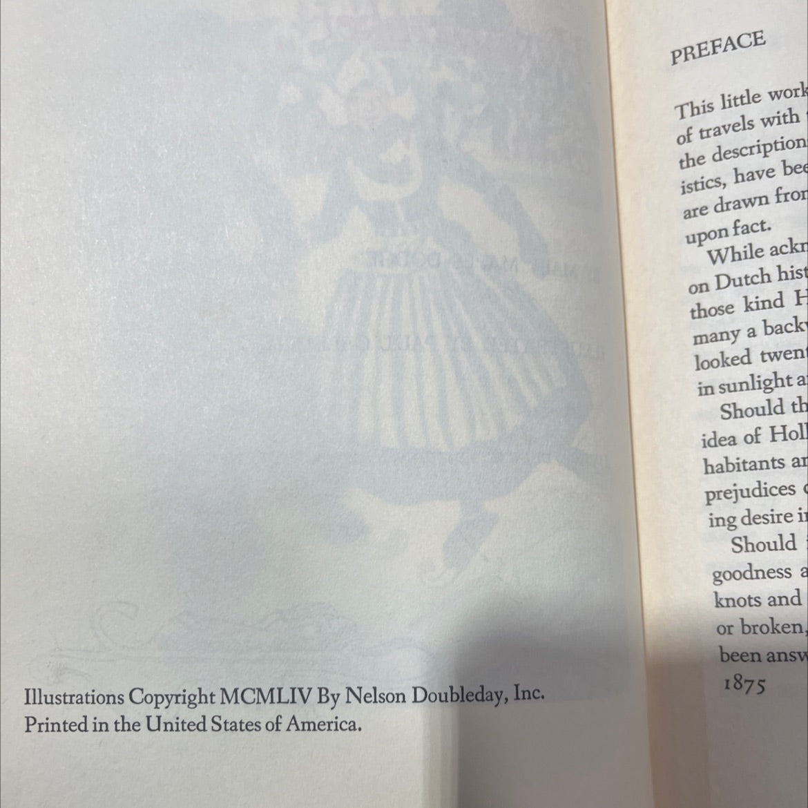 hans brinker or the silver skates book, by mary mapes dodge, 1954 Hardcover image 3