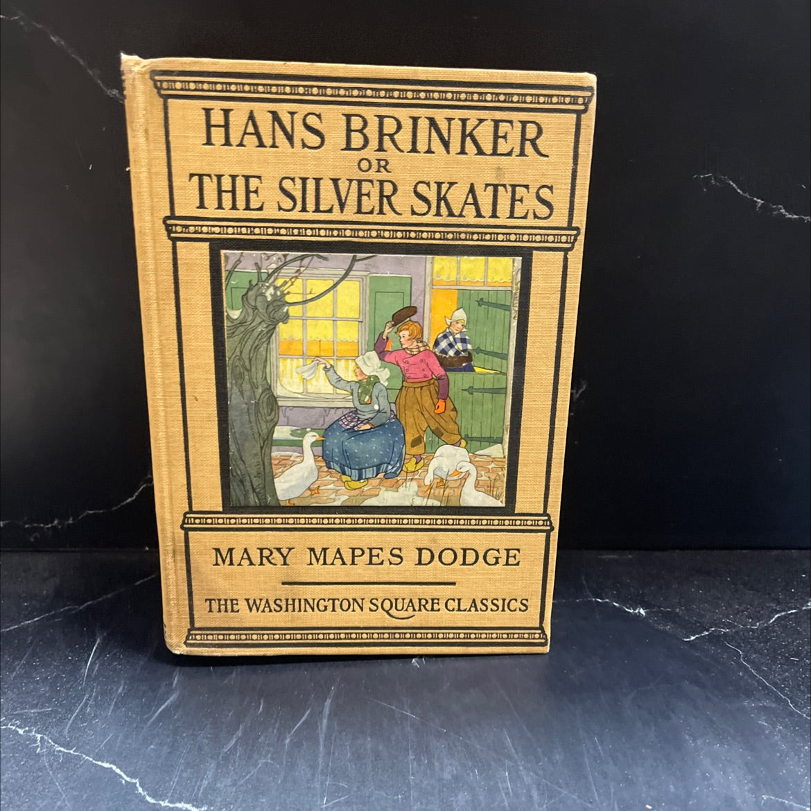 hans brinker or the silver skates book, by mary mapes dodge, 1970 Hardcover image 1