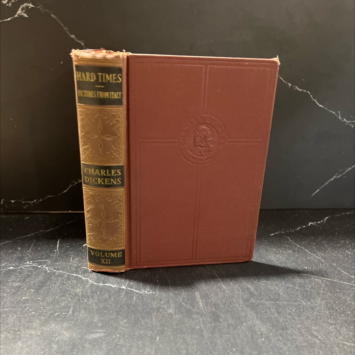 hard times for these times book, by charles dickens, 1868 Hardcover image 1