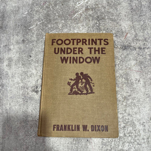hardy boys mystery stories footprints under the window book, by franklin w. dixon, 1933 Hardcover image 1