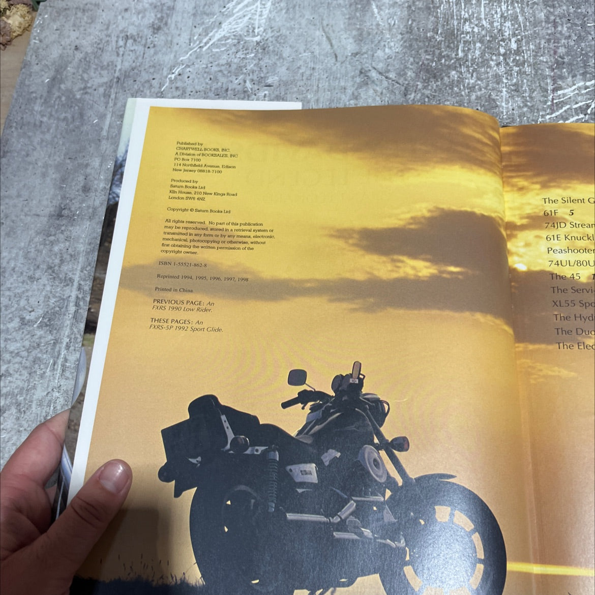 harley-davidson the legend book, by grant leonard, 1998 Hardcover image 3