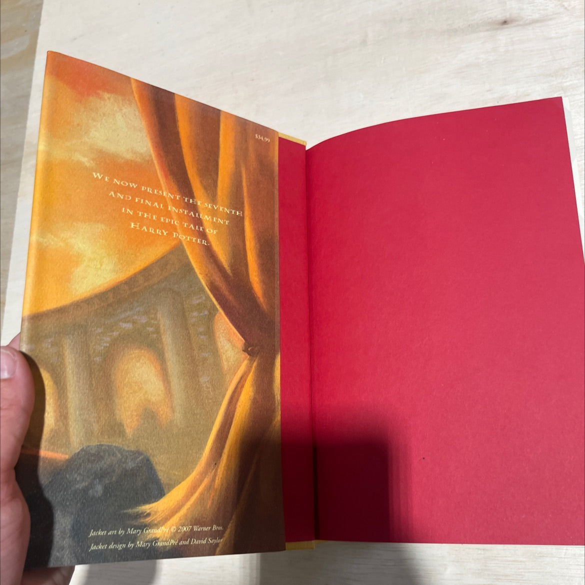 harry potter and the deathly hallows book, by j. k. rowling, 2007 Hardcover image 4