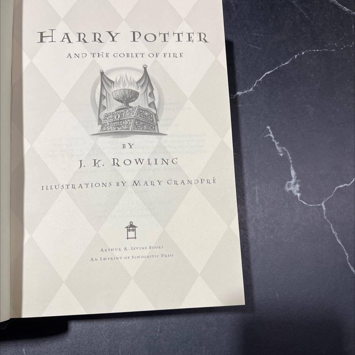 harry potter and the goblet of fire book, by j. k. rowling, 2000 Hardcover image 2