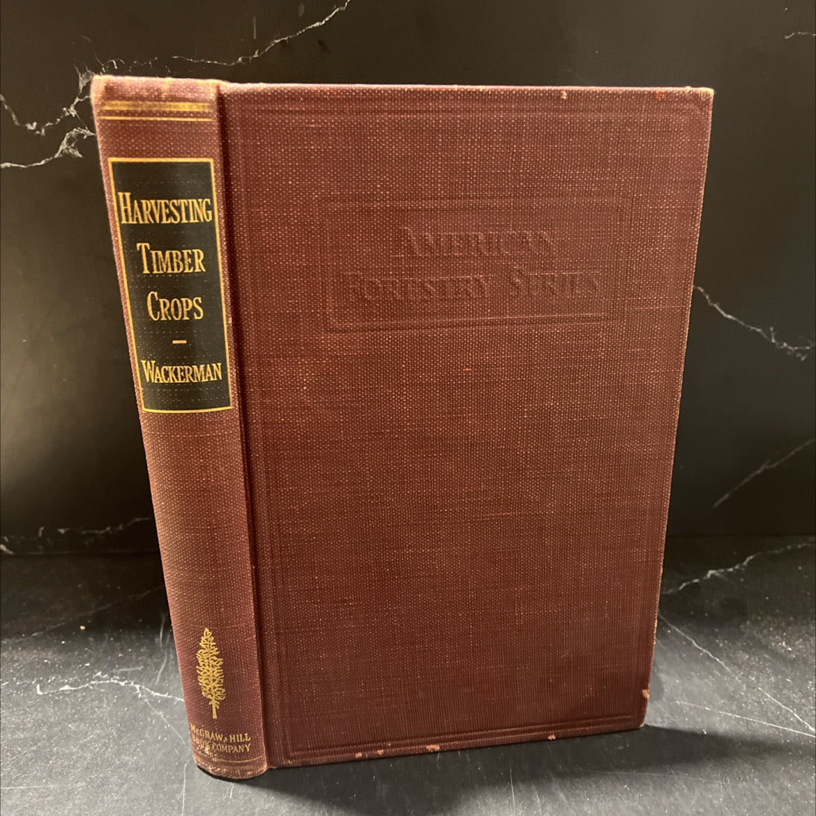 harvesting timber crops book, by a. e. wackerman, 1949 Hardcover image 1