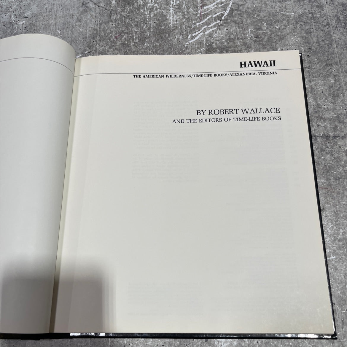 hawaii the american wilderness book, by robert wallace, 1977 Hardcover image 2