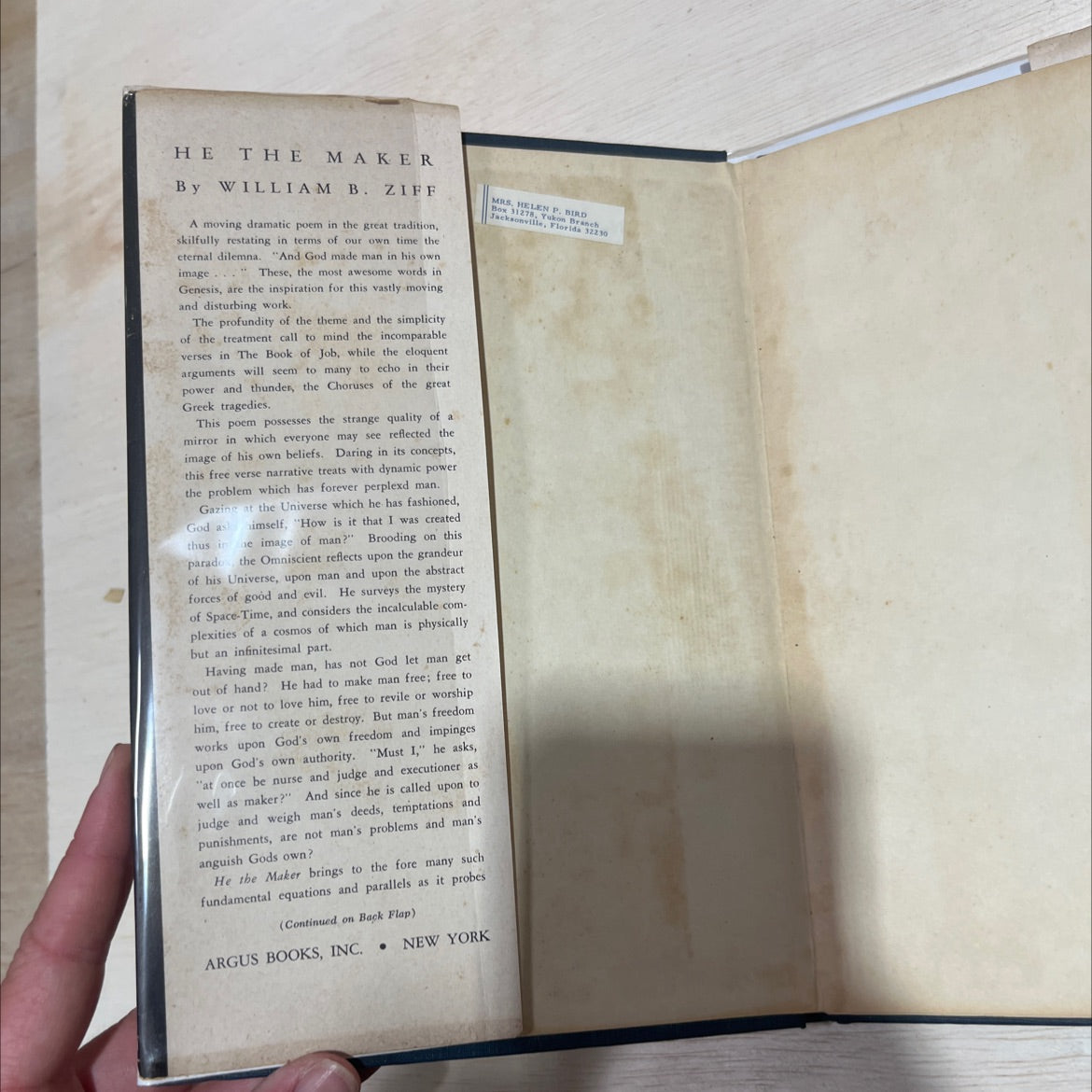 he maker book, by William B. Ziff, 1949 Hardcover image 4