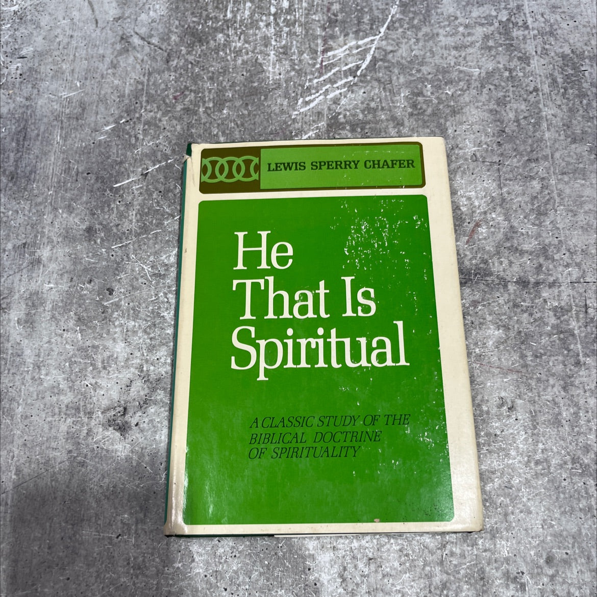 he that is spiritual book, by lewis sperry chafer, 1967 Hardcover image 1