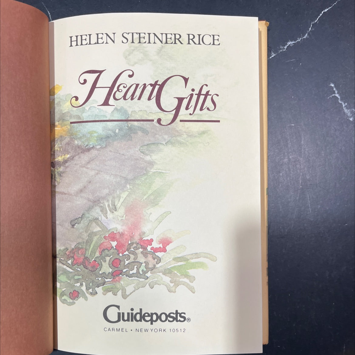 heart gifts book, by helen steiner rice, 1987 Hardcover image 2
