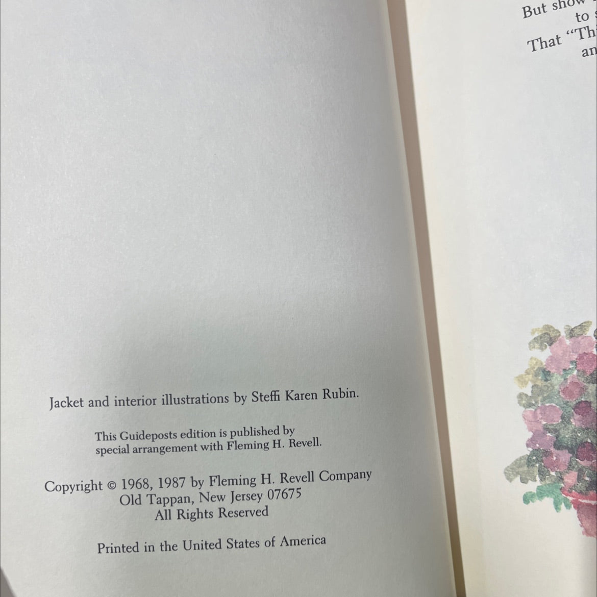 heart gifts book, by helen steiner rice, 1987 Hardcover image 3