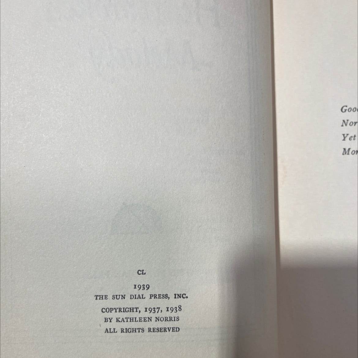 heartbroken melody book, by kathleen norris, 1939 Hardcover image 3