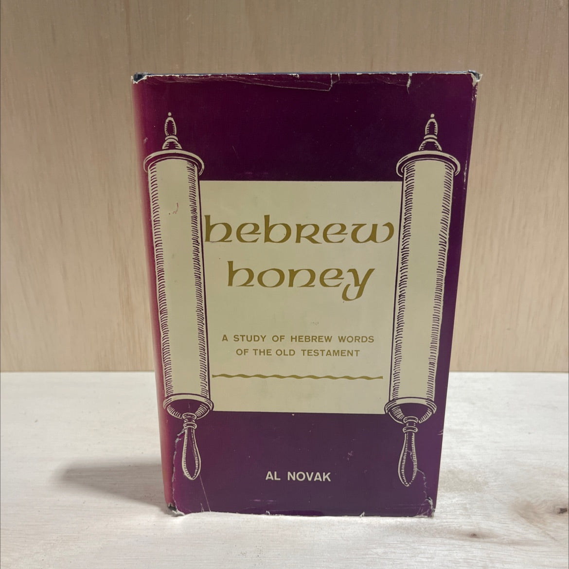 SIGNED hebrew honey a thesaurus of words found in the bible book, by al novak, 1965 Hardcover, First Edition, Vintage image 1
