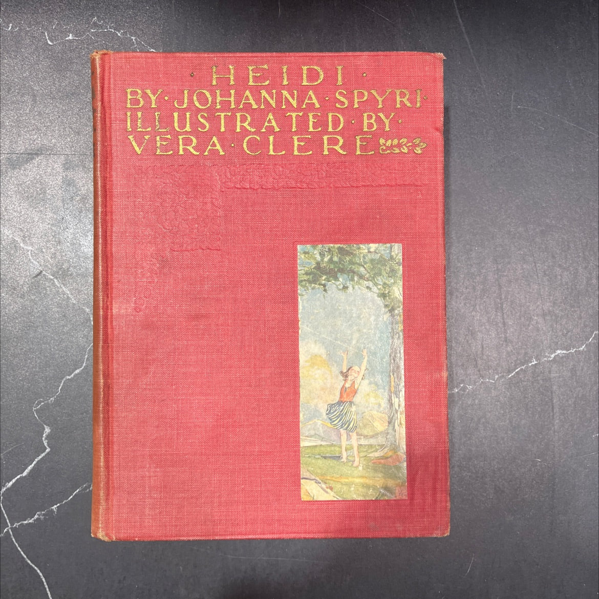 heidi her years of wandering and learning book, by johanna spyri, 1927 Hardcover image 1