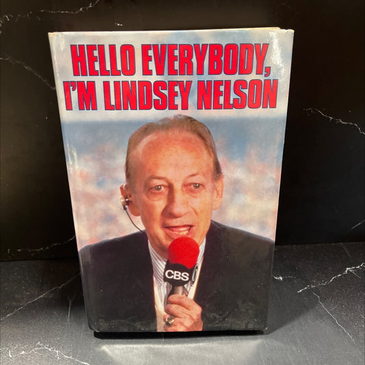 SIGNED hello everybody, i'm lindsey nelson book, by Lindsey Nelson, 1985 Hardcover, First Edition, Vintage image 1
