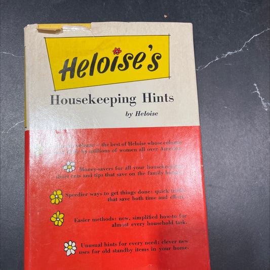 heloise's housekeeping hints book, by heloise, 1962 Hardcover image 1