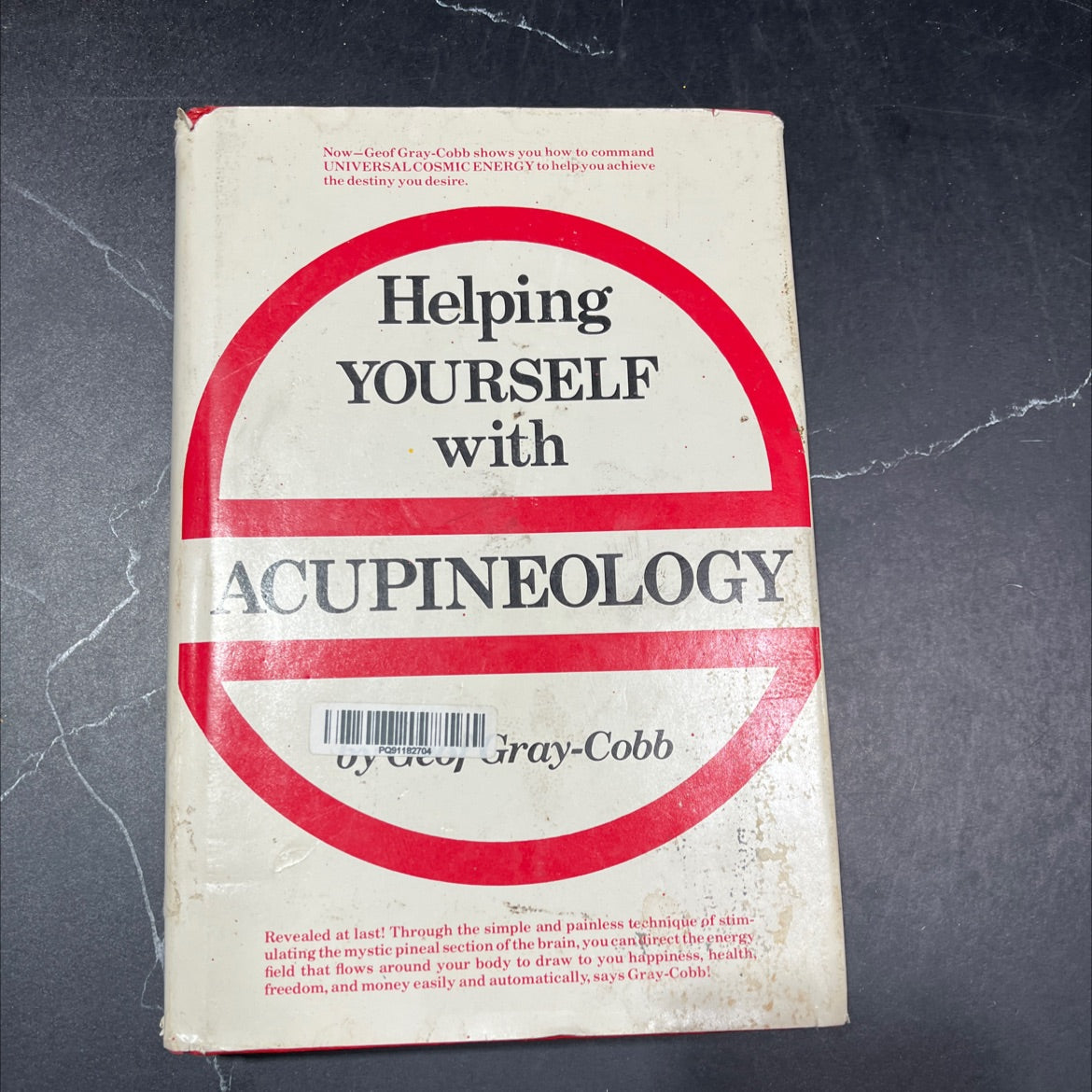 helping yourself with acupineology book, by geof gray-cobb, 1980 Hardcover image 1