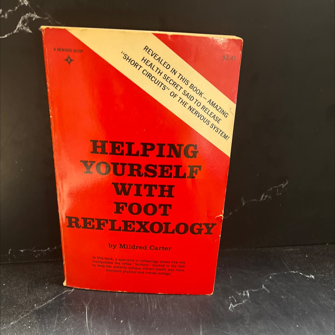 helping yourself with foot reflexology book, by mildred carter, 1973 Paperback image 1