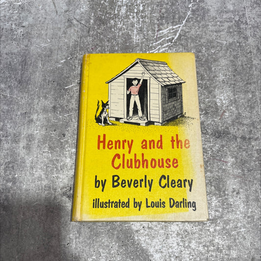 henry and the clubhouse book, by beverly cleary, 1962 Hardcover image 1