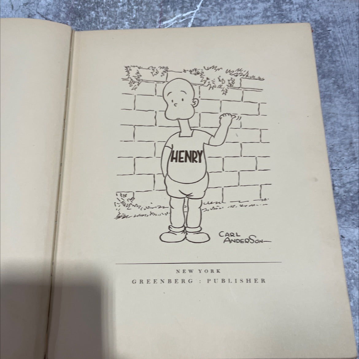 henry jun indie r. m carl anderson book, by unknown, 1935 Hardcover image 2