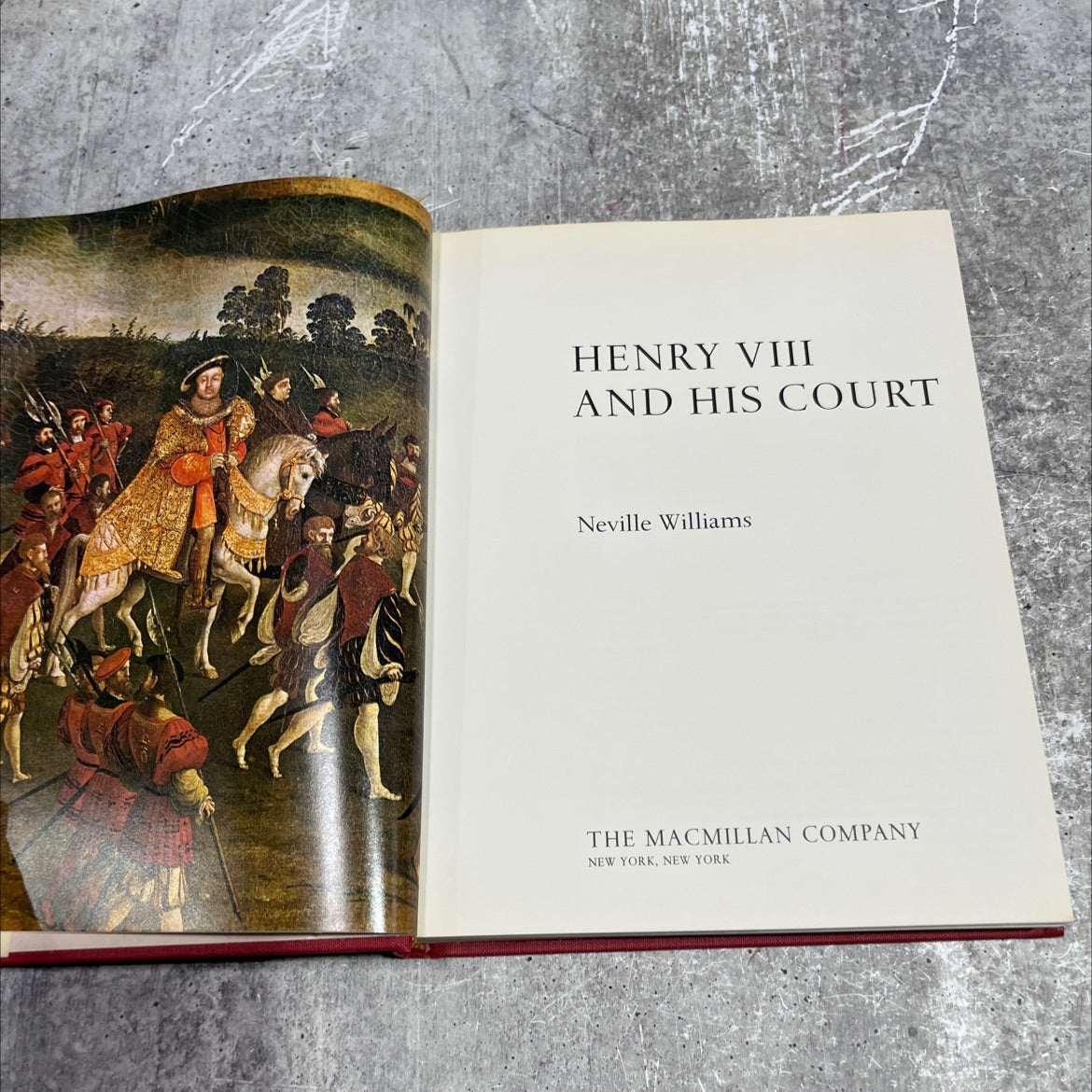 henry viii and his court book, by Neville Williams, 1971 Hardcover image 2