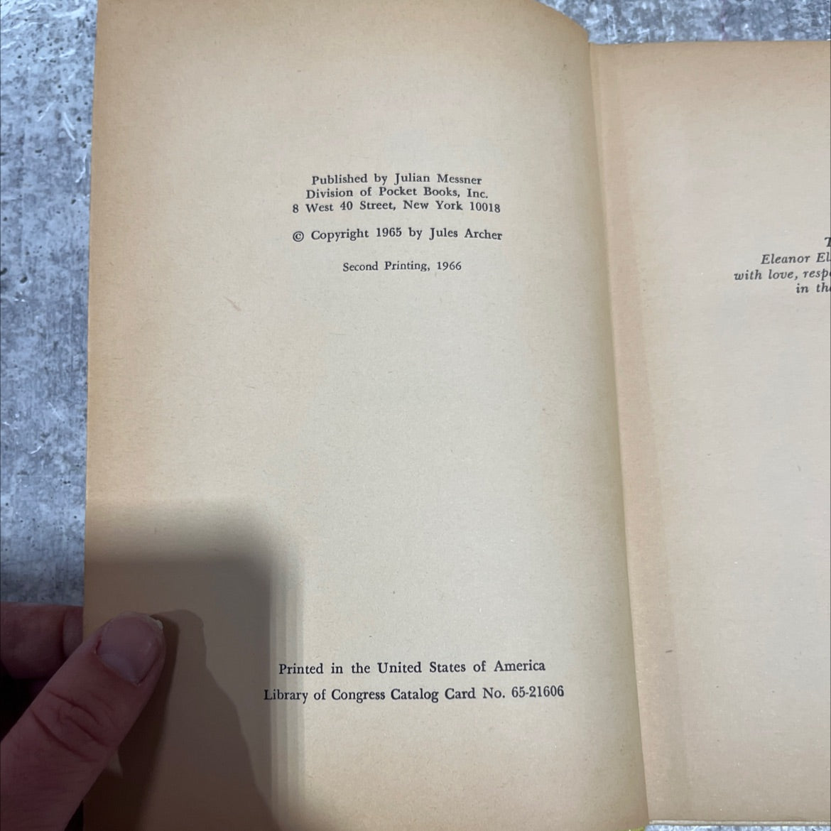 her esar man of steel joseph stalin book, by Jules Archer, 1966 Hardcover image 3