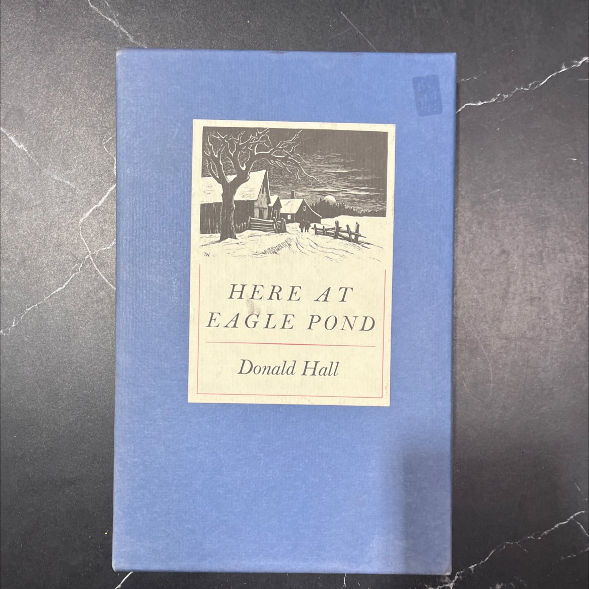 here at eagle pond book, by Donald Hall, 1990 Hardcover, Folio image 1