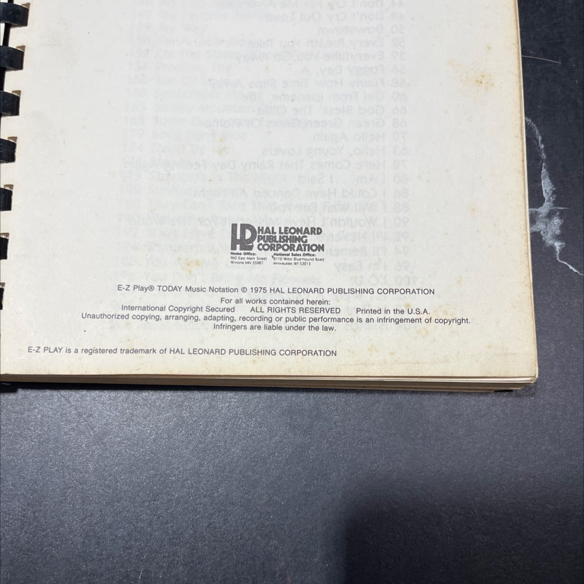 hhhh easy electronic the best keyboard casy listening music songs ever book, by unknown, 1975 Paperback image 3